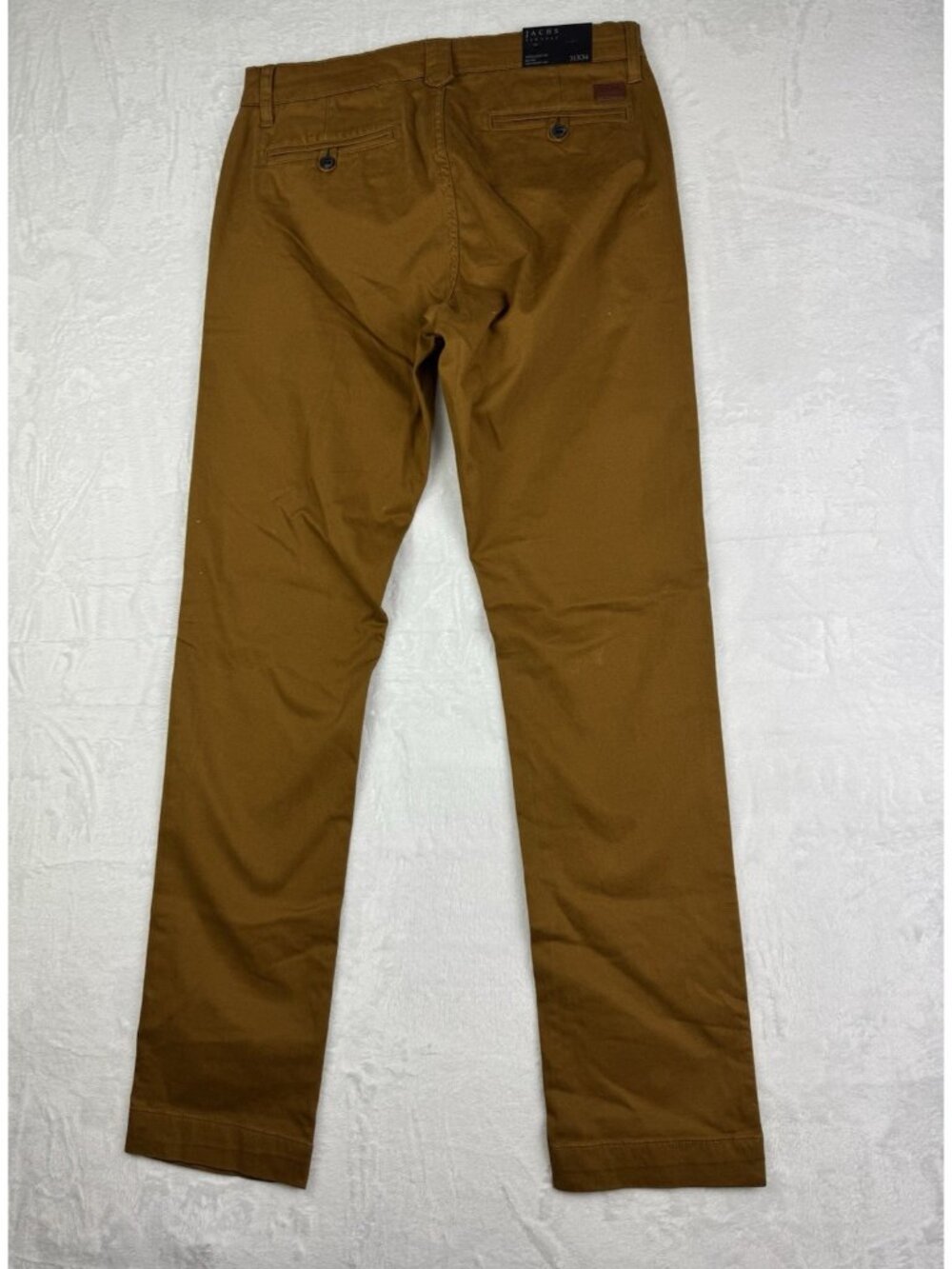 Jachs New York Size 31x34 Mens Chino Pants Copper Straight Fit Slim Straight Leg - Picture 2 of 7